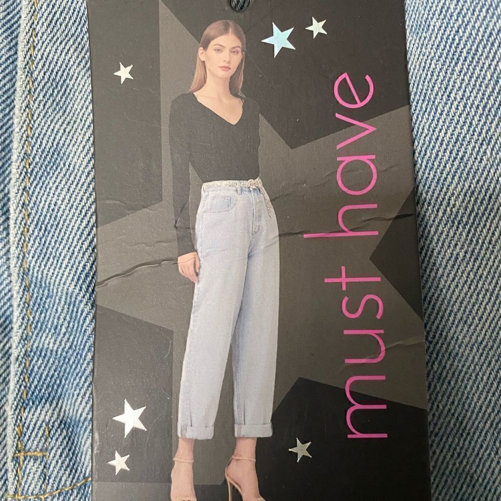NWT Simple Society Balloon Super High Rise Jeans Women’s Size 9/29 - Picture 2 of 13